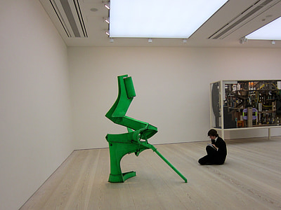 moderne kunst, Galleri, London, studerende, skitsering, at studere, Tate