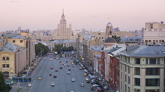 Moskau, Russland, Zentrum, Dach