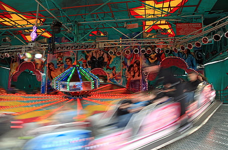 carousel, year market, ride, fun, pleasure, colorful, speed