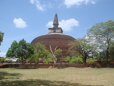 Буда, религиозни, поклонение, храма, рок, Статуята, Шри Ланка