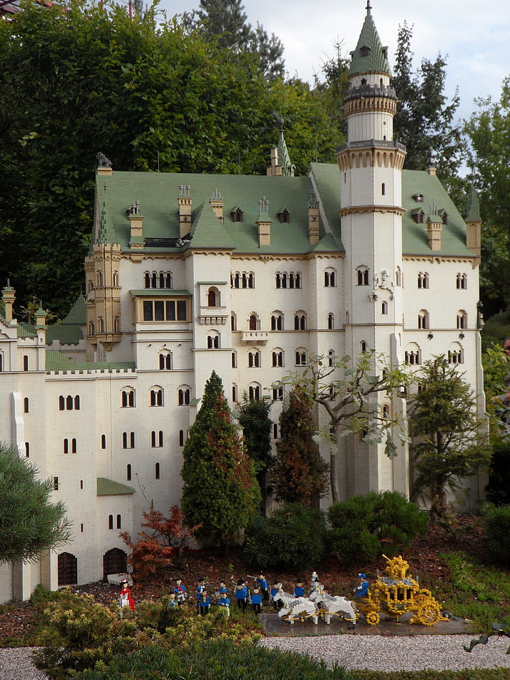 Kristin, hrad, Legoland, replika, rekonstruována, Vzorovaný po, LEGO