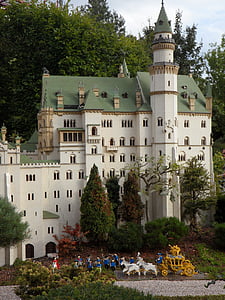 Kristin, hrad, Legoland, replika, rekonštruovaná, vzorovaný po, Lego
