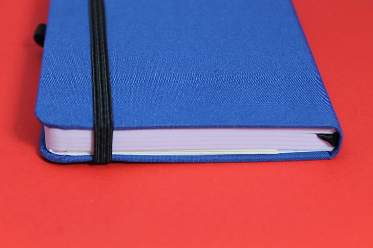 notebook-uri, Calendar, concediu, Red, albastru, alb, Managementul