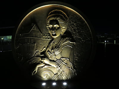 estatua de, alivio de la, Premio de Charlotte, mujer de San, obras de arte