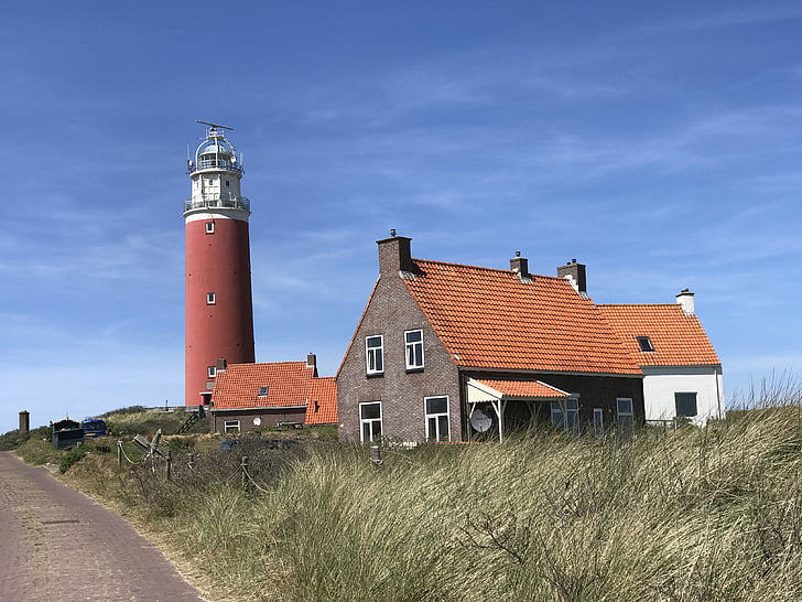 phare, mer du Nord, Holland