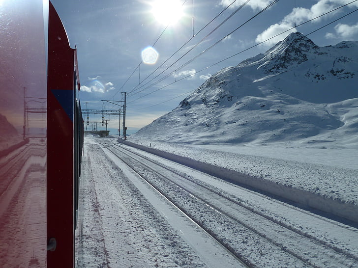 Glacier express, Graubünden, Zwitserland