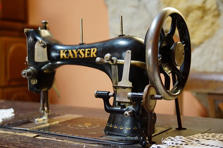 siuvimo, mašina, senas, Siuvėjo, tekstilės, amatų, siuvimo mašina