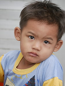 Kid, Pojke, Indonesien, barndom, endast barnen, barn, porträtt