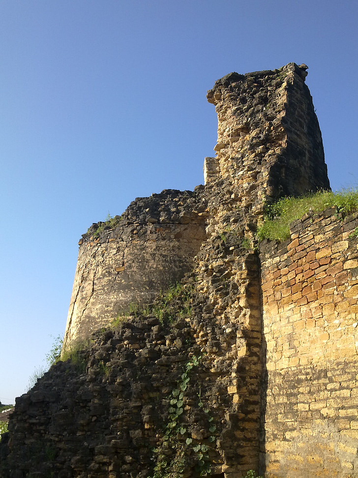Tera fort, Heritage village, van kachchh, door kevals, het platform, geschiedenis, stenen materiaal