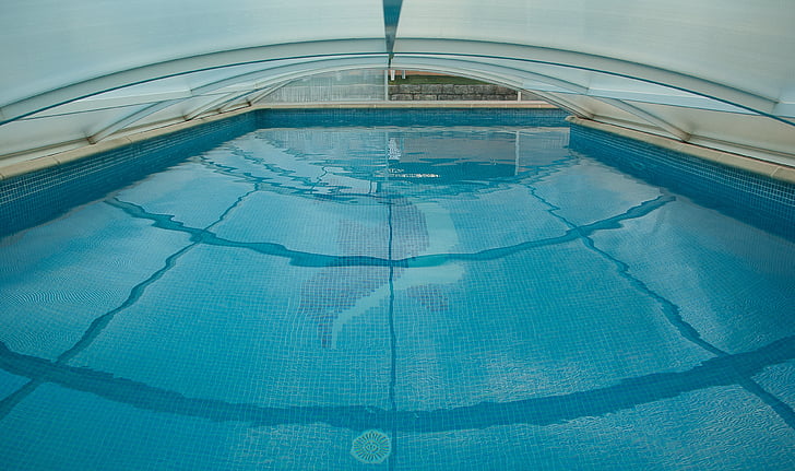 swimming pool, mosaic, dome, swimming, swim, bathing