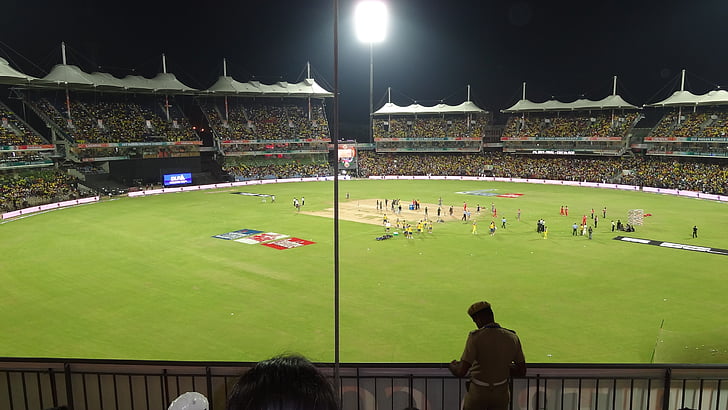 cricket, Cricket ground, idrott, marken, fältet, Stadium, pitch