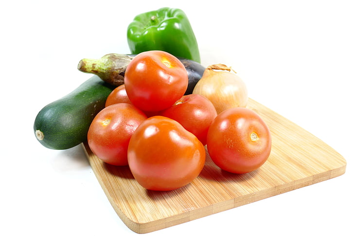 pomidorų, daržovės, daržovių sode, maistu ir gėrimais, sveikai maitintis, žalios spalvos, maisto