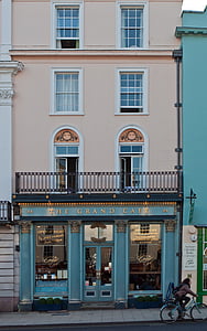 Oxford, grand café, Oxfordshire, arkitektur, Regency, korintiske søjler, Pink