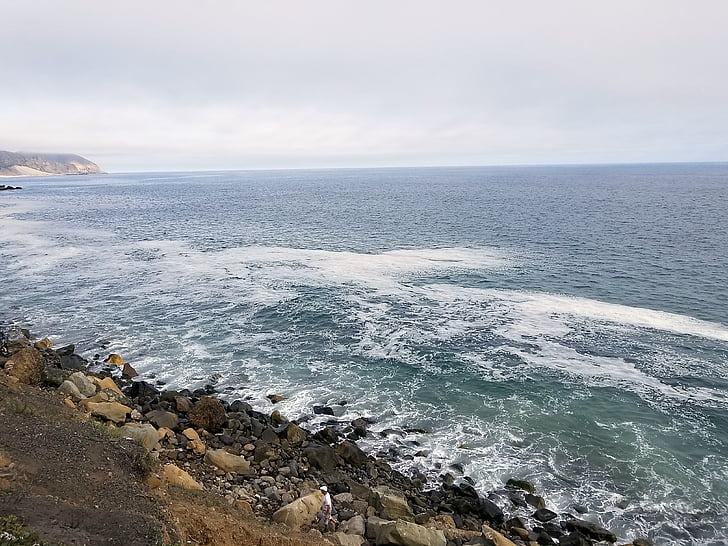 自然, 海滩, 波
