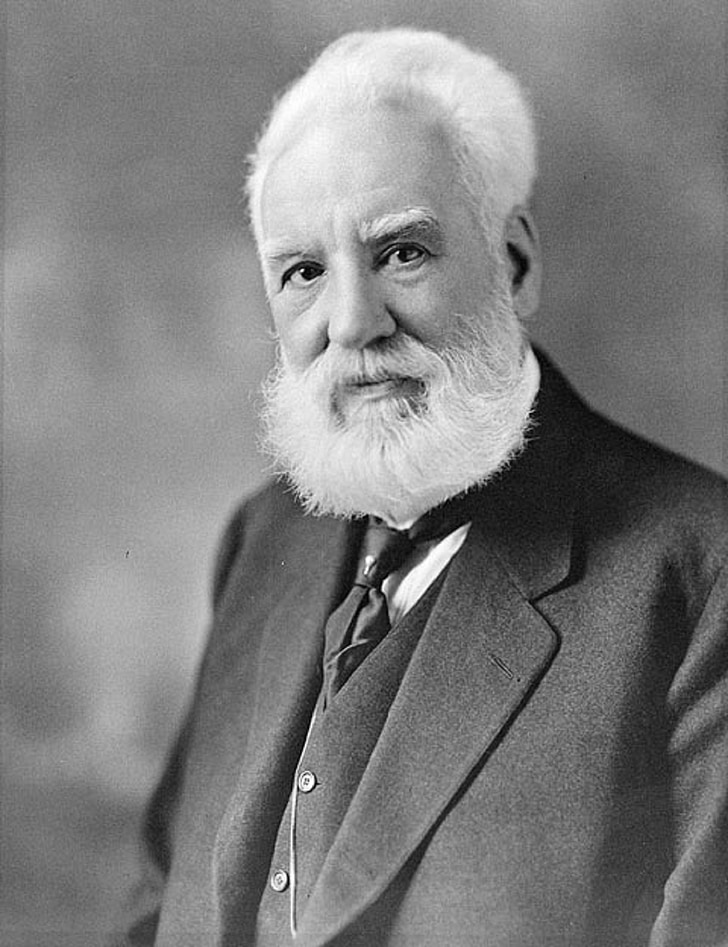 Alexander graham bell, vědec, vynálezce, inženýr, inovátor, první praktický telefon, historické
