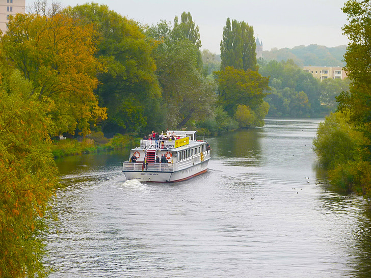 scénické zobrazenie, rieka, Cruise, krásny, Vychutnajte si, ohromujúci, Potsdam