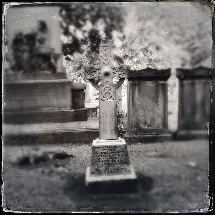 kirkegården, Tombstone, keltisk, gamle kirkegård, kors, minnesmerke, mystikk