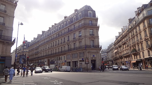 Париж, булевард, архитектура, урбанизъм, парижка улица