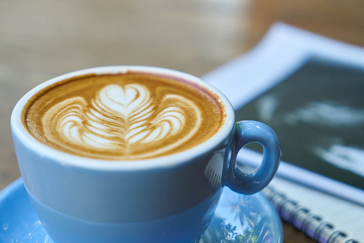 coffee, magazine, read, latte, learning, caffeine, morning