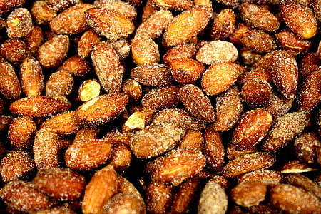 almond, campuran buah, kacang, kacang, hijau, Makanan, nutrisi