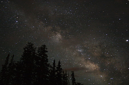 νυχτερινό ουρανό, γαλαξίας, αστέρια, Cosmos, χώρο, φώτα, τοπίο