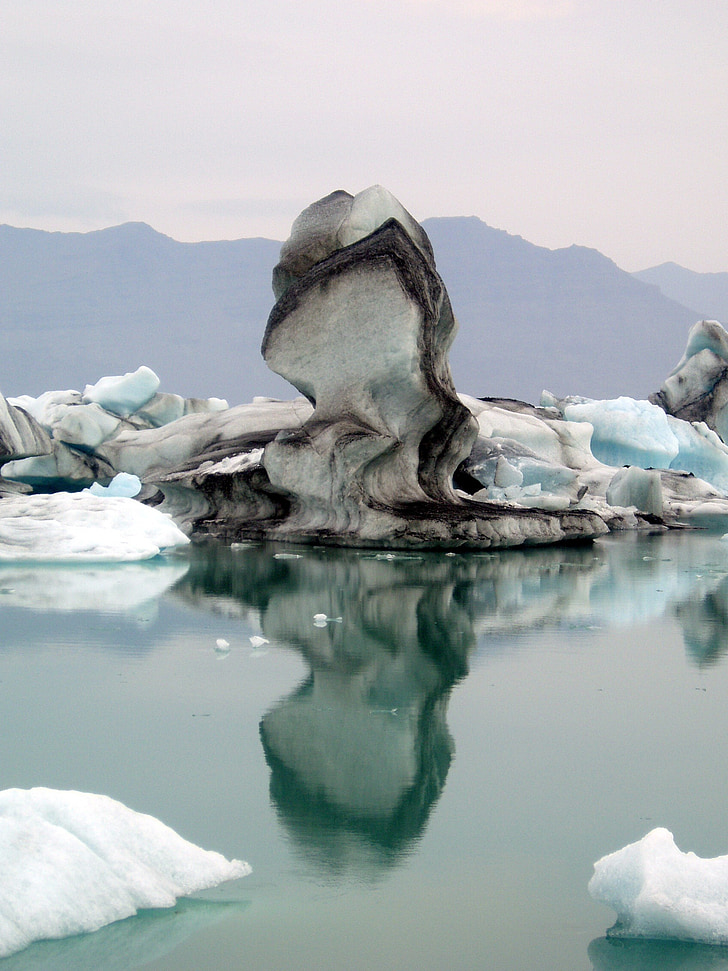 Islande, iceberg, Glacier, Jökulsárlón, froide, nature, iceberg - la formation de glace