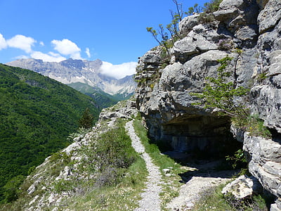 paysages, nature, montagne, randonnée pédestre, Alpes