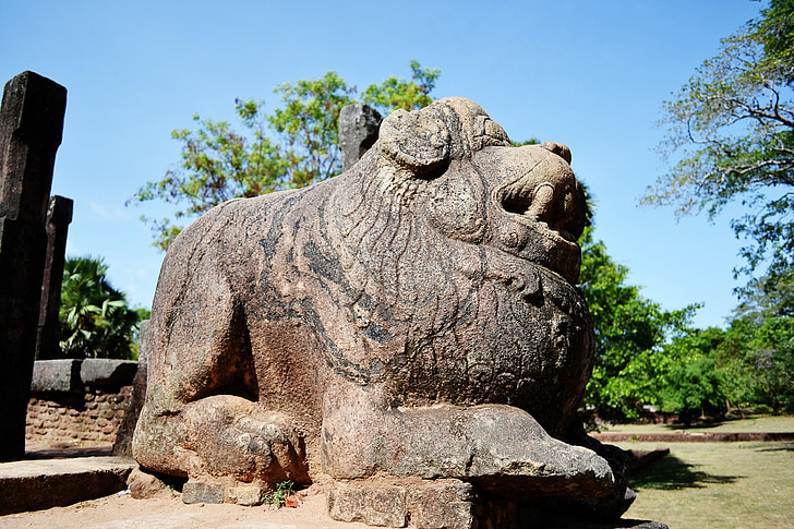 Polonnaruwa, oude ruïnes, oude, historische, koning, Kasteel, Boeddhisme
