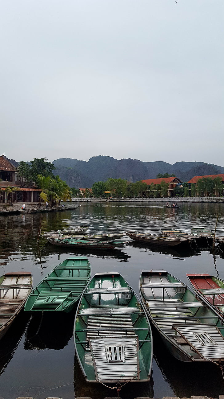 Vietnam, Ninh Bình, reizen, Ninh binh ttamkkok, ttamkkok, overzeese reizen, boot
