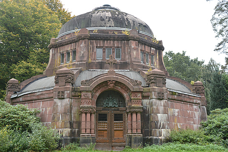 building, architecture, cemetery, tomb, hamburg, lost places, history