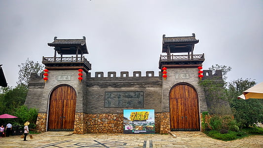Jiangsu orientuotis kultūros parkas, pramogų parkas, druskos kultūra, Architektūra, Garsios vietos, istorija, kultūrų
