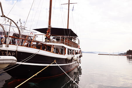 Meer, Yacht, Boot, Griechenland, Reise, Urlaub, Schiff