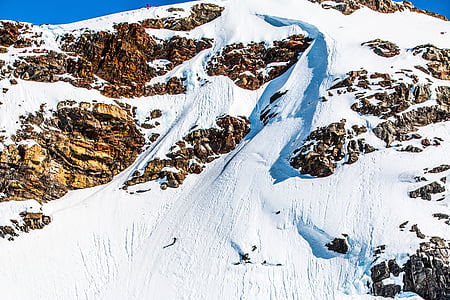 extrémní lyžování, strmé lyžování, lyžování, extrémní, sníh, Zimní, Hora