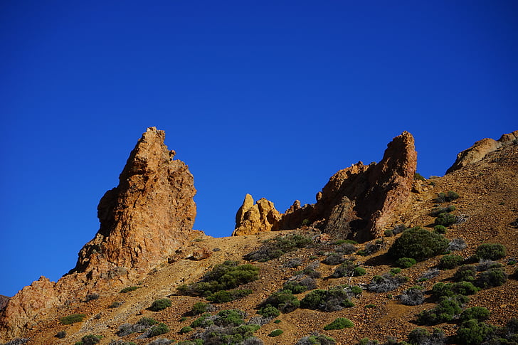 Roque de garcia, Ucanca nivå, Rock-nålar, Rock, klippiga torn, lava, Ucanca