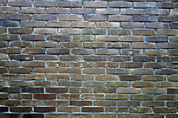 brick, wall, brick wall, building, material, construction, pattern