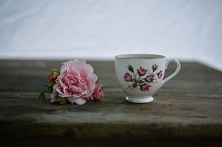 kahvi, Cup, juoma, Flora, kukka, kuuma, muki
