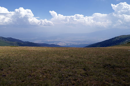 Bugarska, planine, Rila, oblaci, sjene, zemlja, priroda