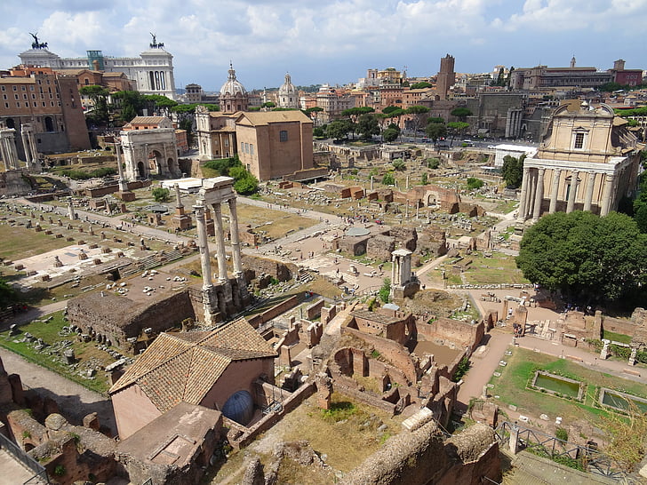 Roma, Italija, antikvariniai, senovinė architektūra, Miestas, paveldo, paminklas