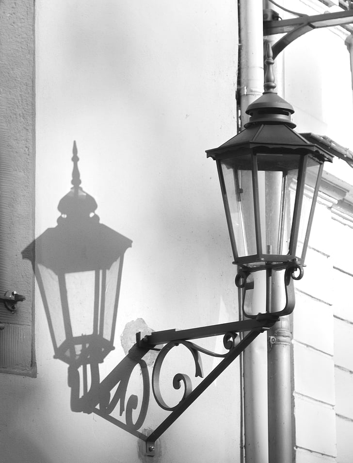 lantern, light, shadow, perspective