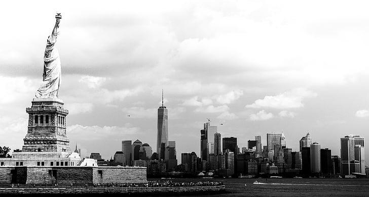 new york, nyc, city, usa, america, statue of liberty, big city