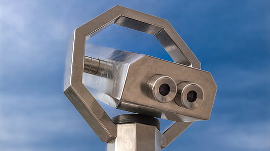 télescope, champ-verre, optique, mise au point, jumelles, à la recherche, Panorama