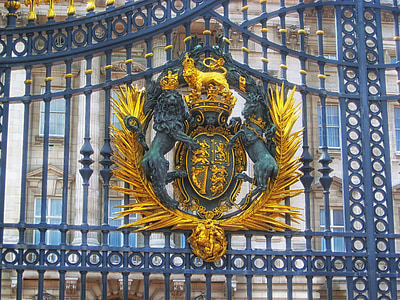 arms, port, buckingham, palace, london