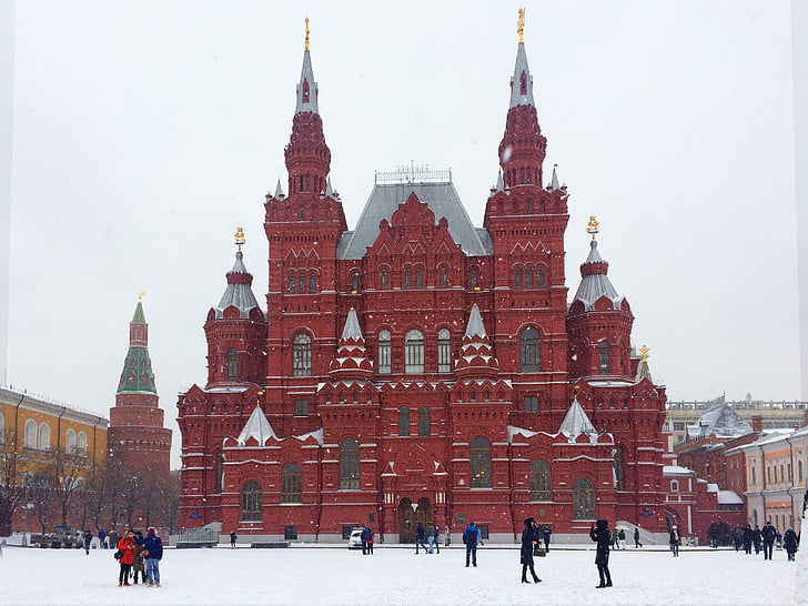 Moskva, cerkev, ruščina, arhitektura, Rusija, pravoslavne, kapitala