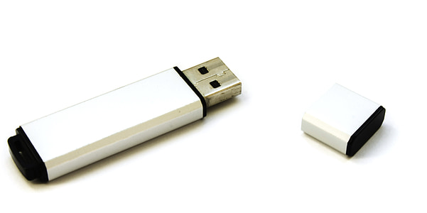 USB-muistitikku, laitteen, atk-tarvikkeet, valkoisella pohjalla, USB, muisti, Flash