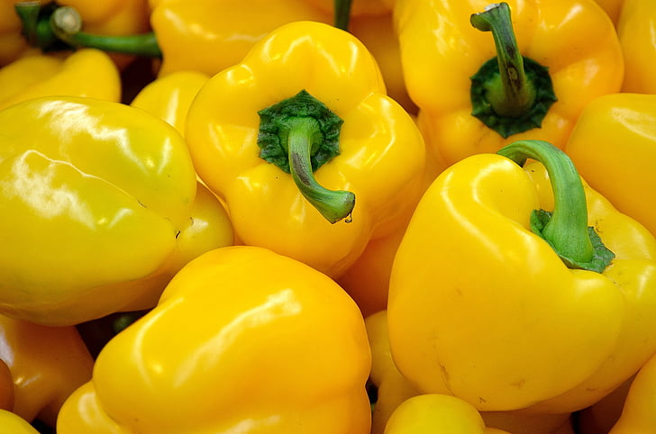 pepper, yellow, food, vegetables, vitamins, annex, background