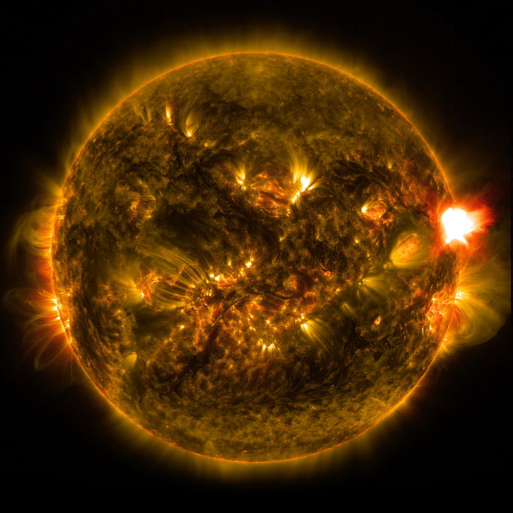 năng lượng mặt trời flare, x lớp, mặt trời, vụ phun trào, năng lượng, quả cầu lửa, màu da cam