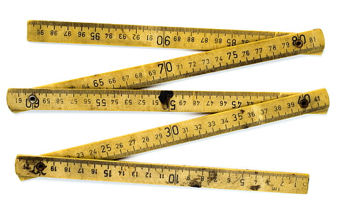metre, regla, plegable, construcció, eina, mesura, mesura