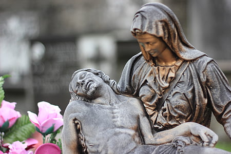 Ιταλία, νεκροταφείο, άγαλμα, ο Ιησούς Χριστός, για τα χέρια, πεθαίνουν