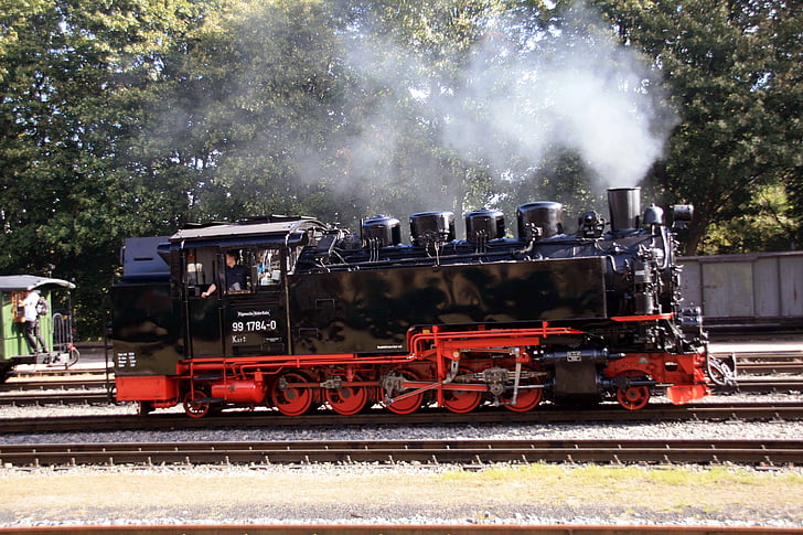 Dampflokomotive, Rasender Roland, Harz, Eisenbahn