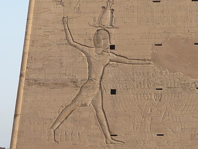 Egypten, tempel av horus, Edfu templet